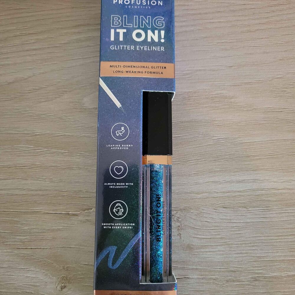 Profusion Cosmetics Bling It On Glitter Eyeliner Wise Sapphire